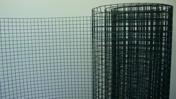 Volierengitter verzinkt, MW 25,4 x 50,8 mm, Drahtst. 2,05 mm, Höhe 100 cm